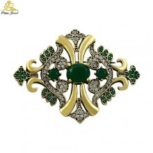 Gümüş Otantik Broş